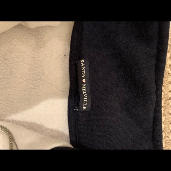 Brandy Melville crew neck zip up! Comfy & cute:) - Picture 2 of 3